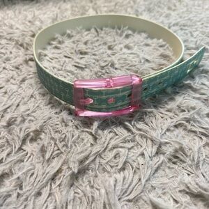 Blue Bit Pattern C4 Horseback Riding Equestrian Belt